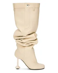 Loewe Luxury Toy over the knee boot in nappa lambskin Oat