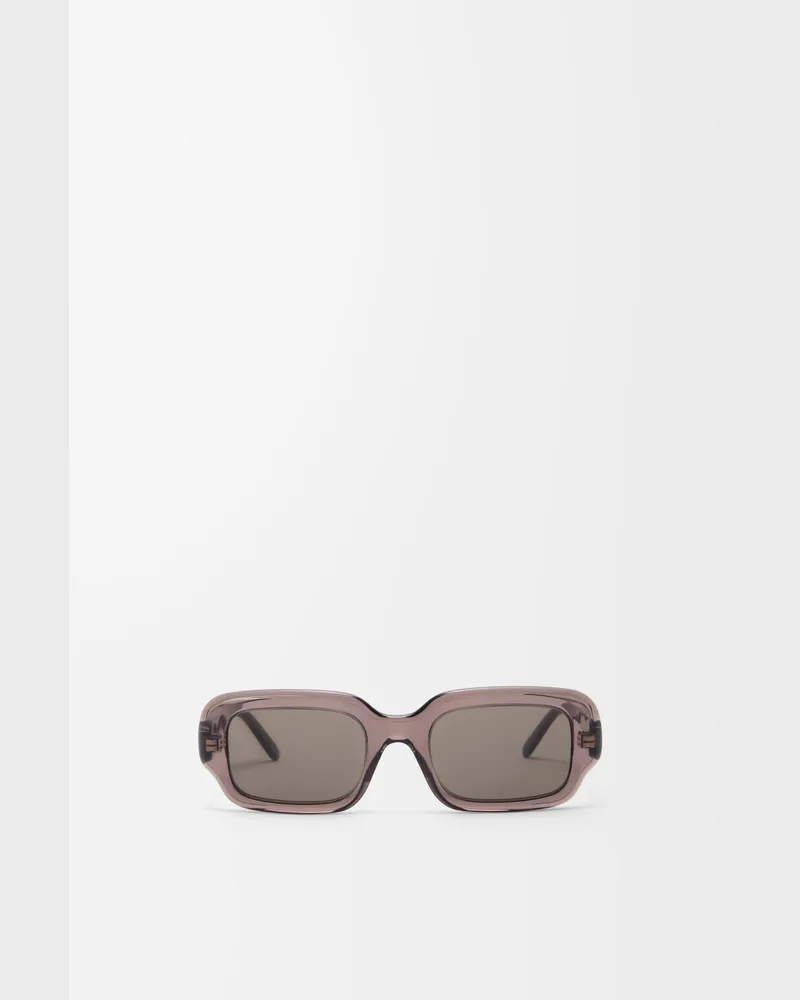 Loewe Rectangular Slim Sunglasses Mujer Transparent