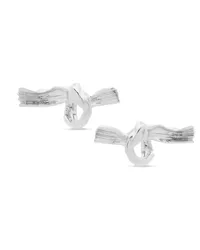 Loewe Luxury Knuckle Not earrings in white gold White