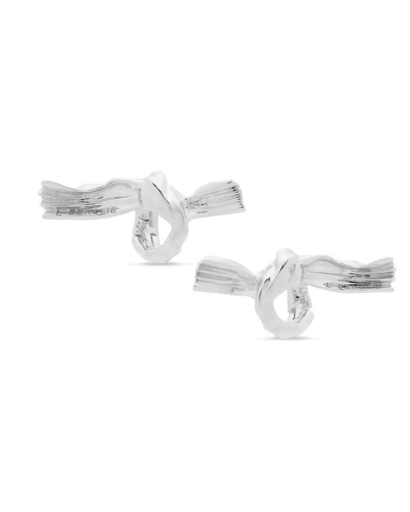 Loewe Luxury Knuckle Not earrings in white gold White