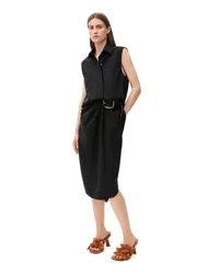 Loewe Luxury Belted dress in wool Black