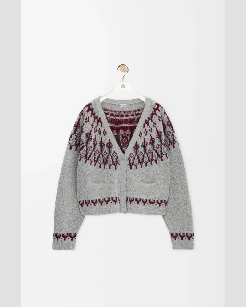 Loewe Cardigan In Wool Blend Size Mujer Light