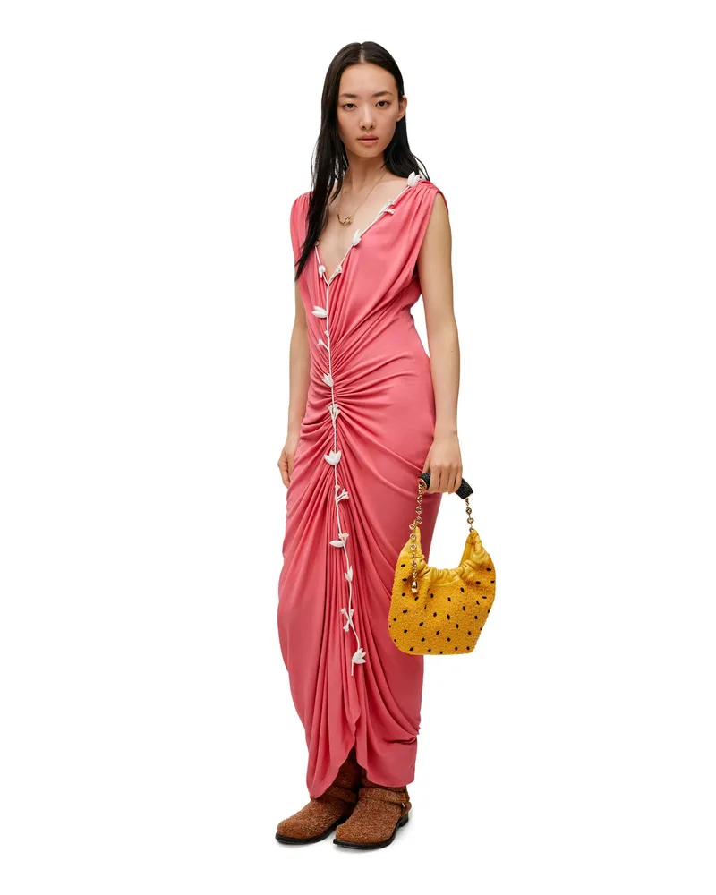 Loewe Luxury Dress in viscose Pink