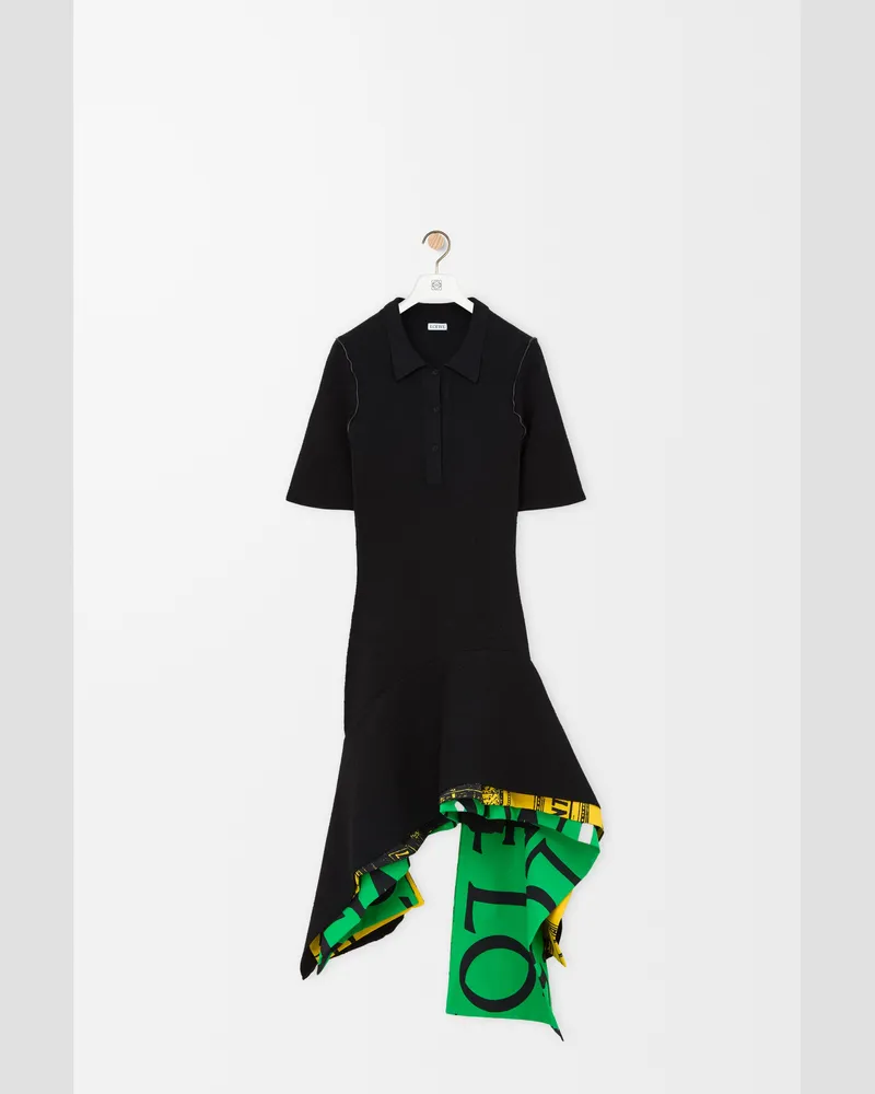 Loewe Dress In Viscose Blend Size Mujer Black