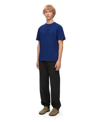 Loewe Luxury Regular fit T-shirt in cotton Bluette