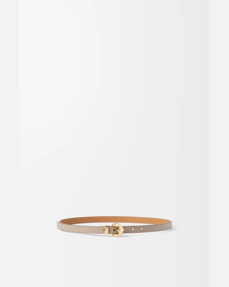 Loewe Pebble Belt In Leather skin Size Mujer Sand