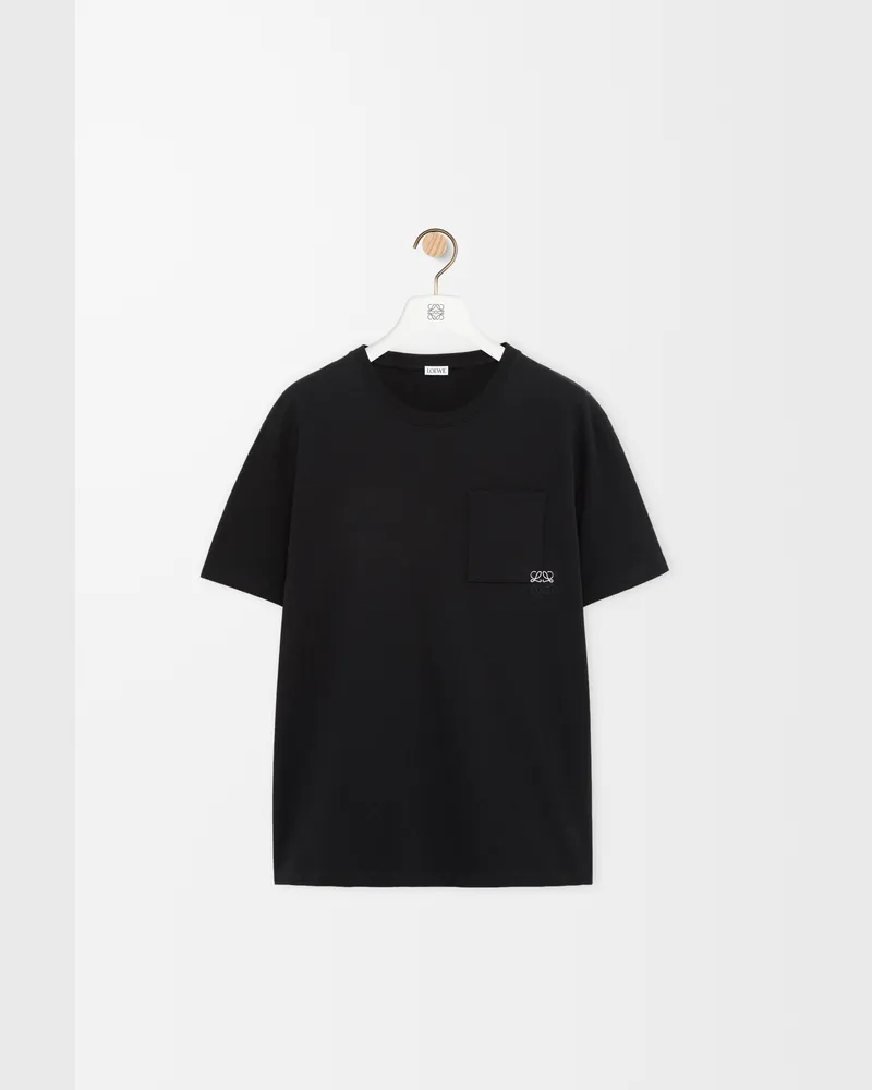 Loewe Relaxed Fit T-shirt In Cotton Size Hombre Black