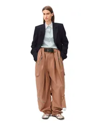 Loewe Luxury Balloon cargo trousers in cotton Clay