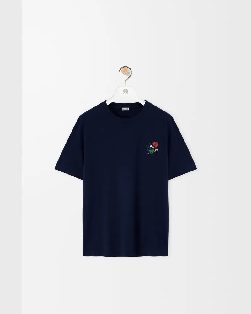Loewe Relaxed Fit T-shirt In Cotton Size Hombre Dark