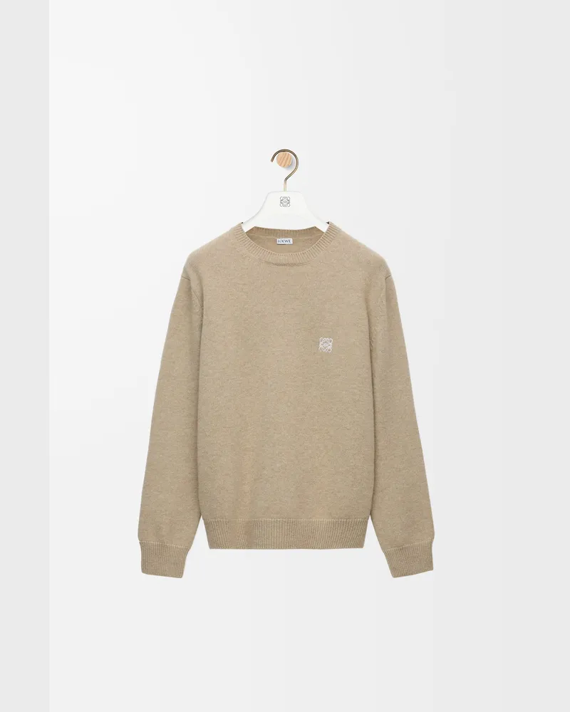 Loewe Sweater In Wool Size Hombre Beige