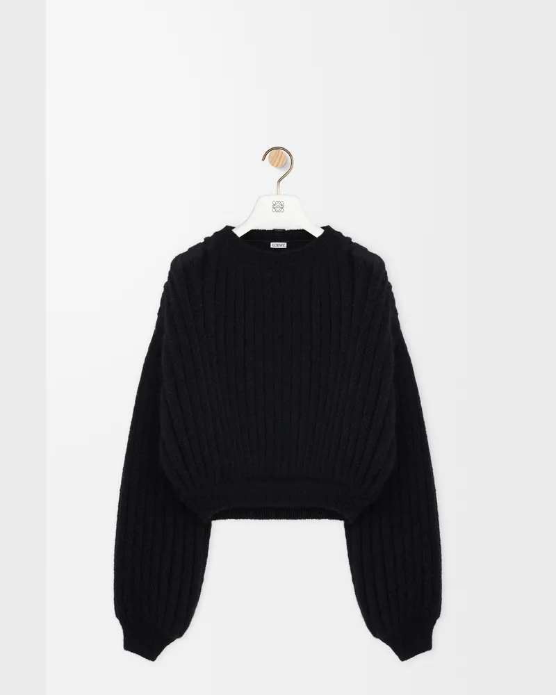 Loewe Sweater In Mohair Blend Size Mujer Black
