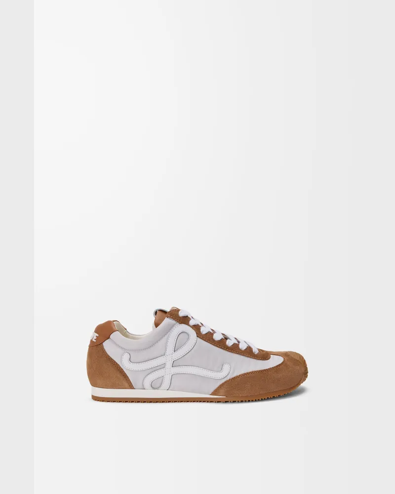 Loewe Ballet Runner 2.0 In Nylon And Leather skin Size Mujer Grey