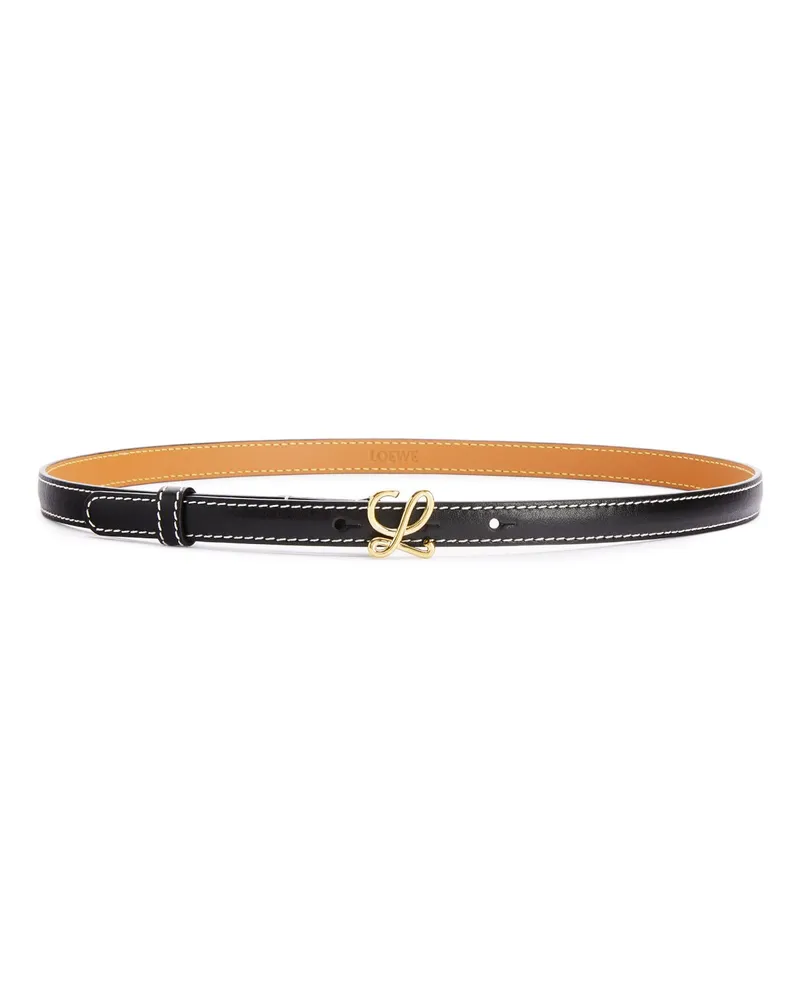 Loewe Luxury Belt in smooth calfskin Black