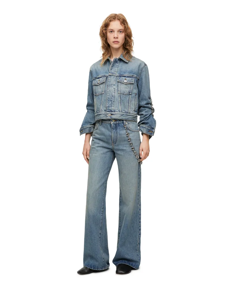 Loewe Luxury Chain jeans in denim Washed