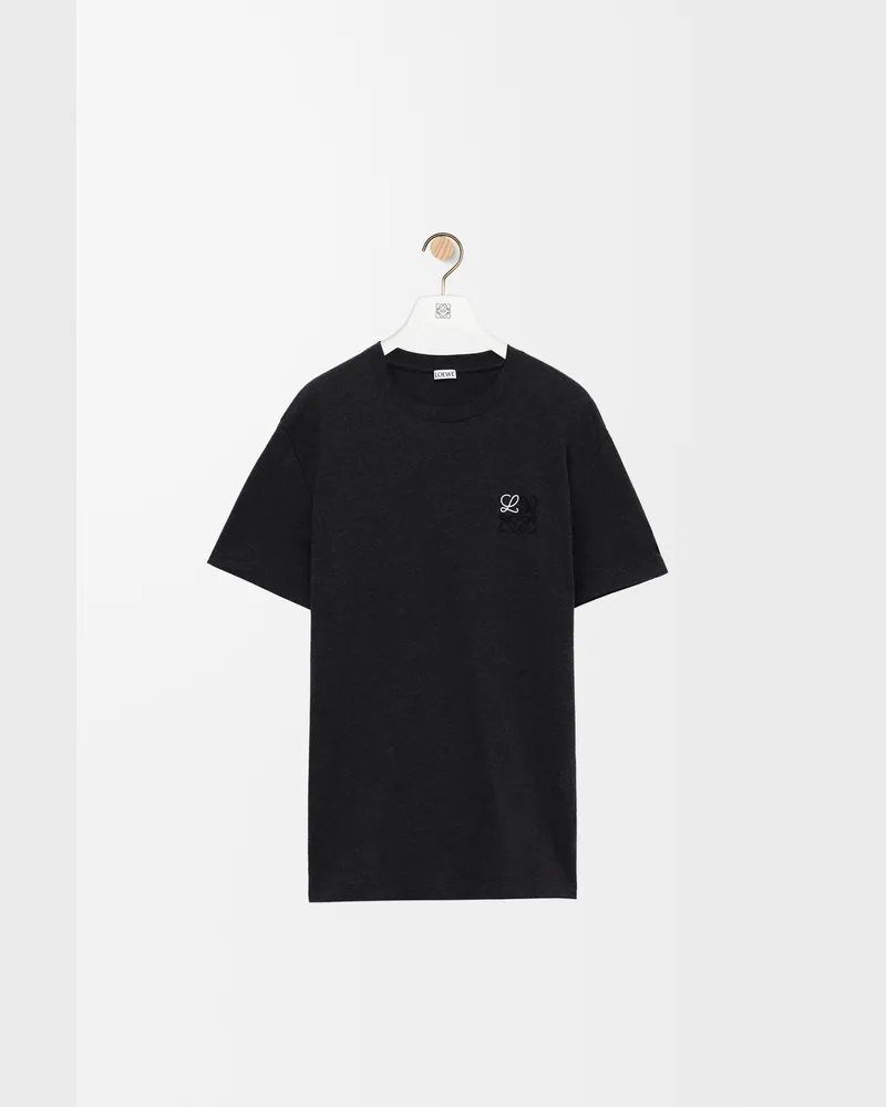 Loewe Regular Fit T-shirt In Cotton Size Hombre Anthracite