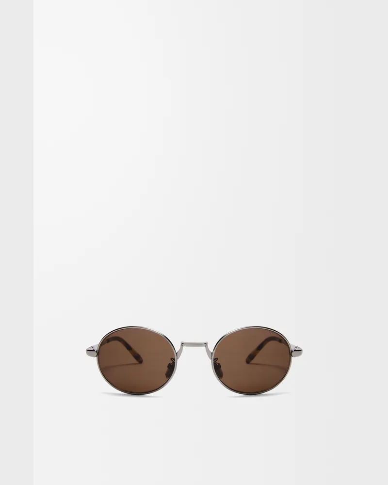 Loewe Groove Oval Sunglasses Hombre Brown