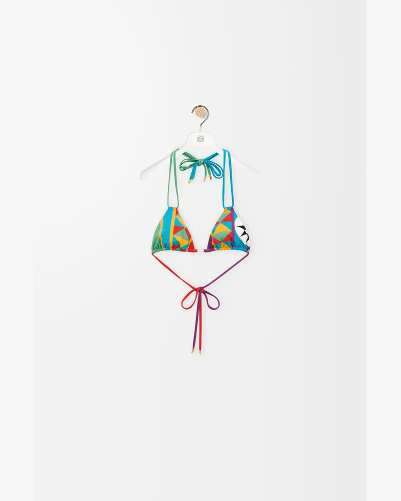 Loewe Bikini Top In Technical Jersey Size Mujer Multicolor