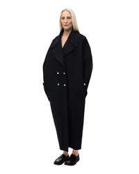 Loewe Luxury Pebble coat in wool Midnight