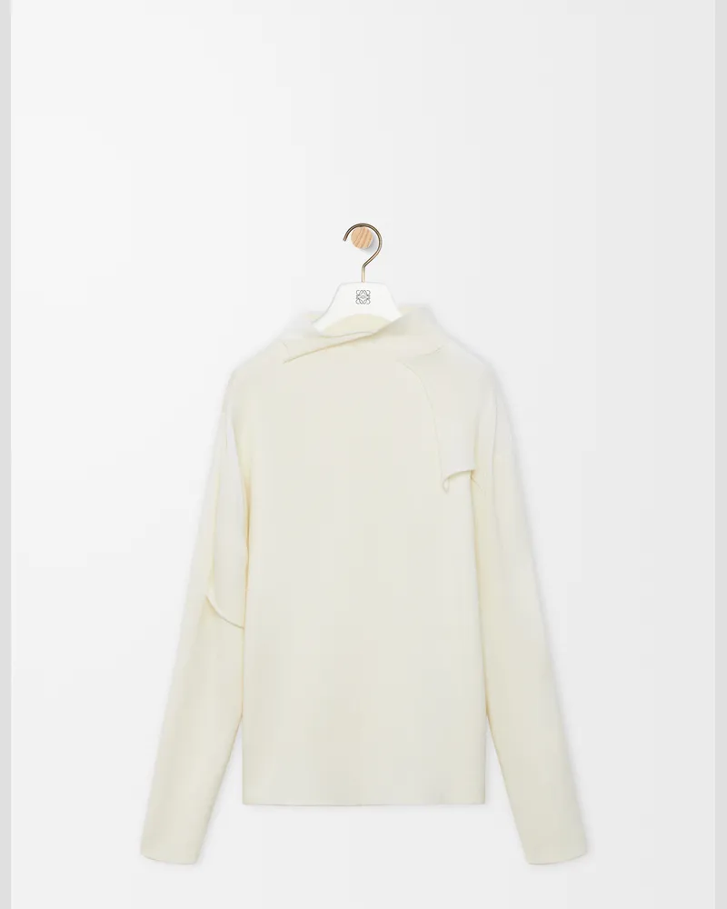 Loewe Sweater In Wool Size Mujer White