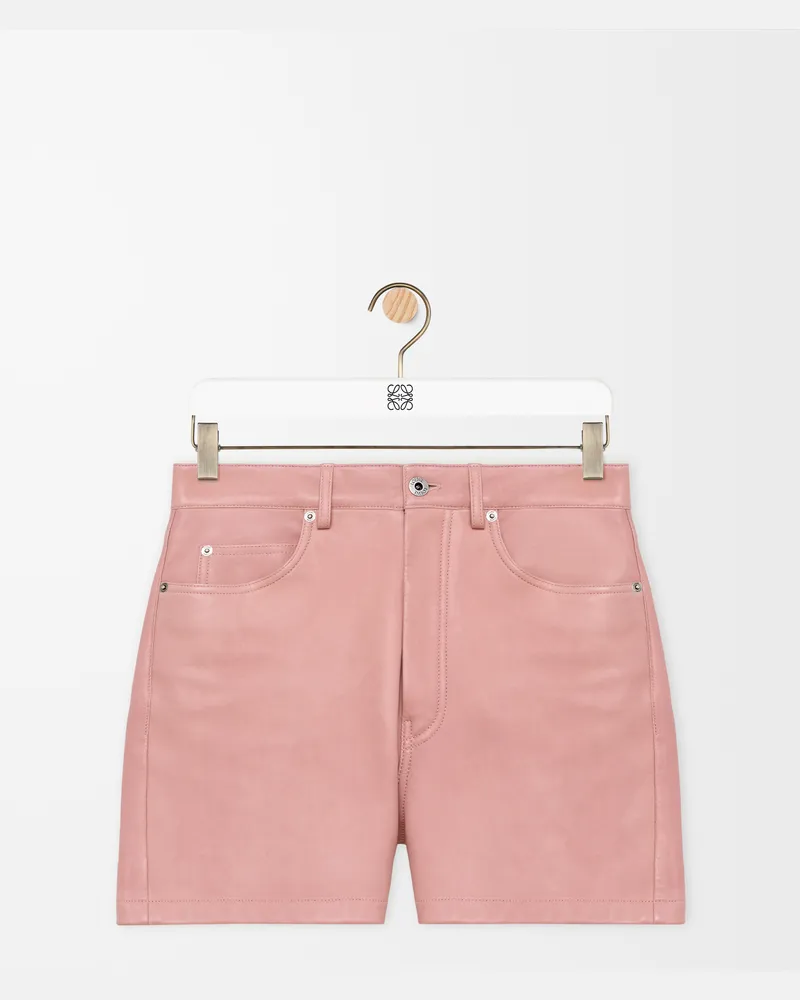 Loewe Shorts In Nappa Lambskin Size Hombre Light