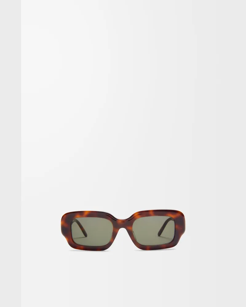 Loewe Rectangular Slim Sunglasses Mujer Havana