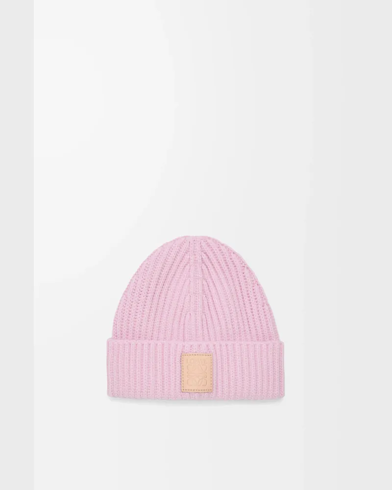 Loewe Beanie In Cashmere Mujer Light