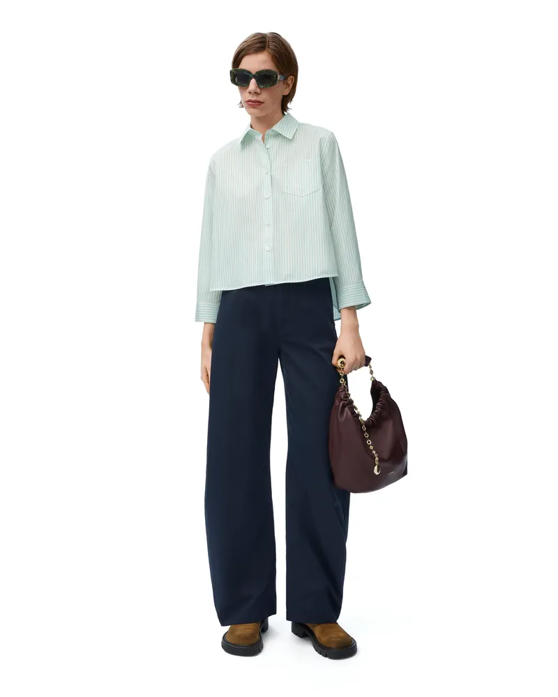 Loewe Luxury Trapeze shirt in cotton Green