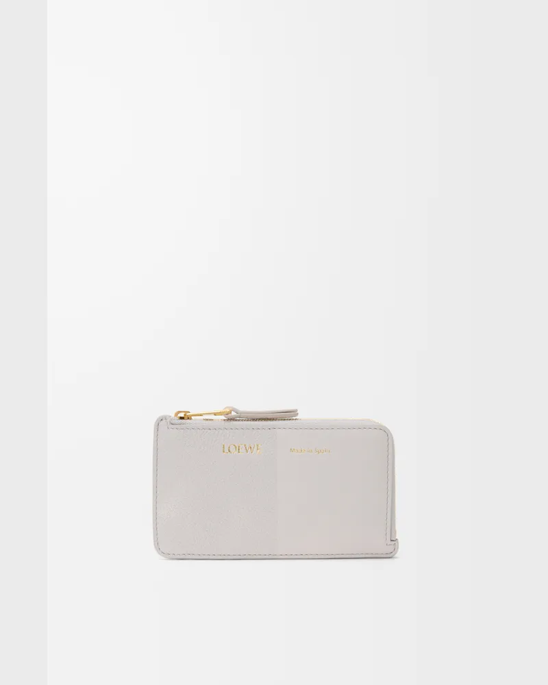 Loewe Coin Cardholder In Smooth And Grained Leather skin Mujer Light