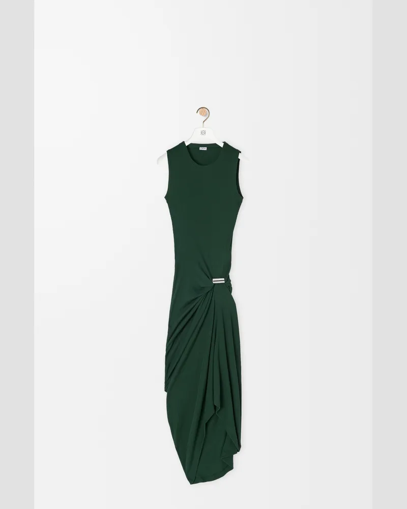 Loewe Tank Dress In Cotton Size Mujer Dark