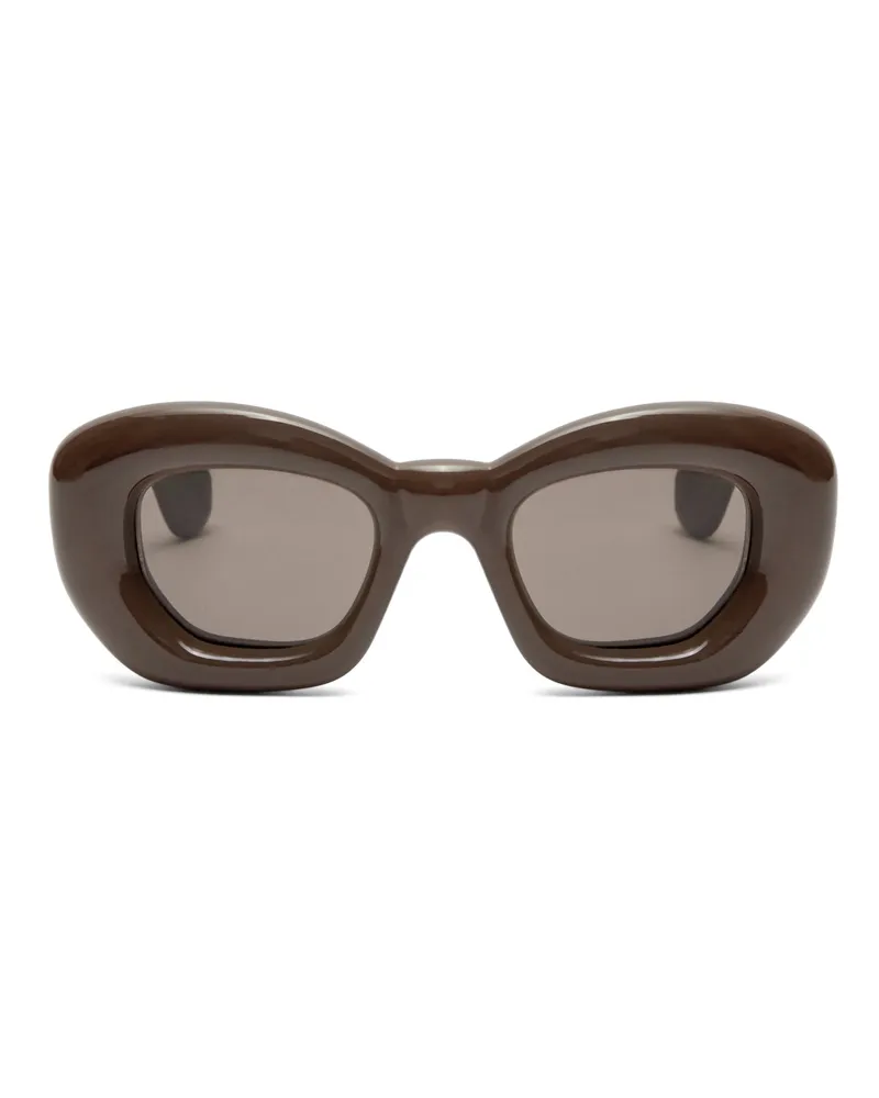 Loewe Luxury Inflated butterfly sunglasses in nylon Dark