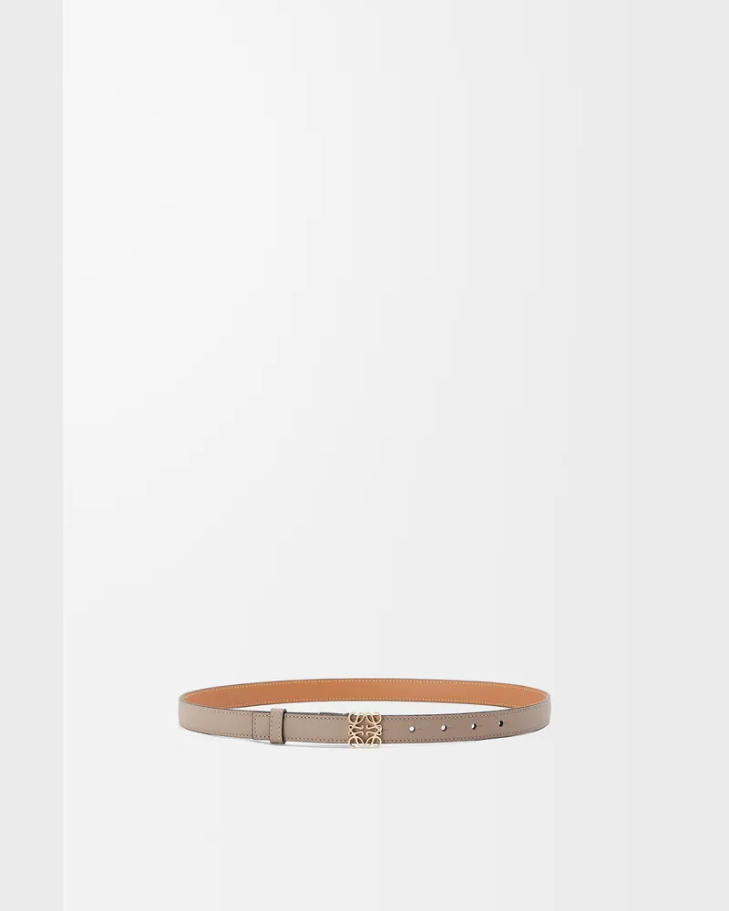 Loewe Anagram Belt In Pebble Grain Leather skin Size Mujer Sand