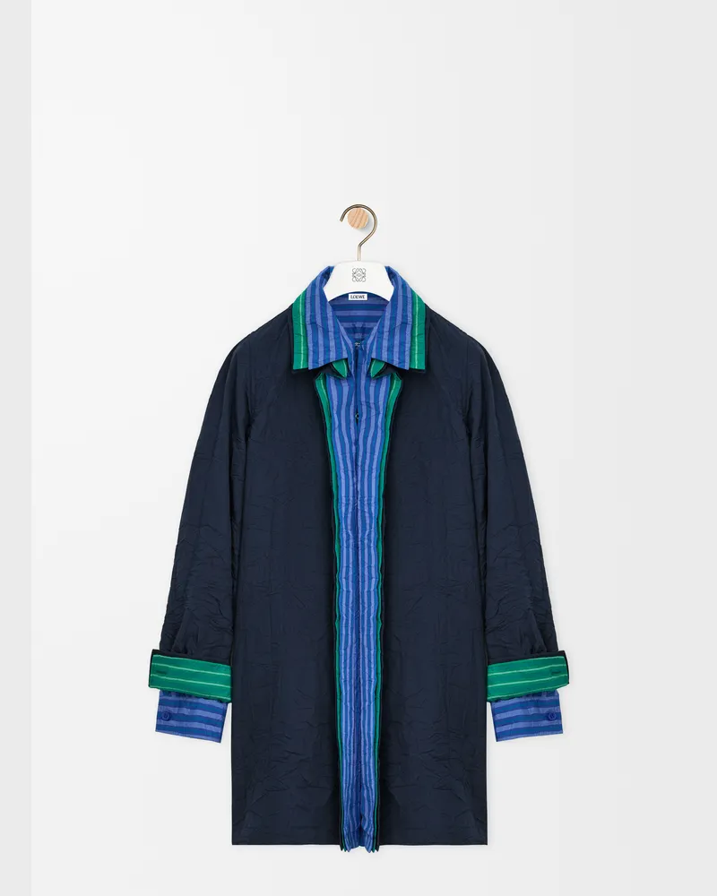 Loewe Dress In Technical Cotton Size Mujer Navy