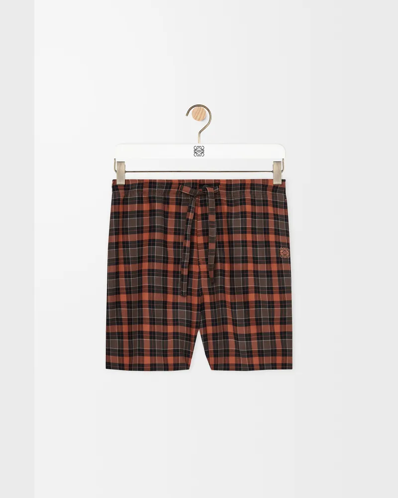 Loewe Shorts In Wool Blend Size Hombre Orange
