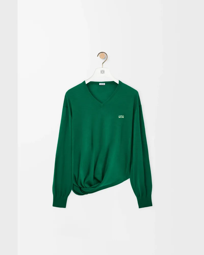Loewe Sweater In Wool Size Mujer Green