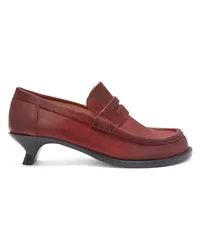 Loewe Luxury Campo loafer in waxed suede Rust