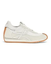 Loewe Luxury Flow Runner in nylon and suede White