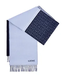 Loewe Luxury Scarf in wool and cashmere Light