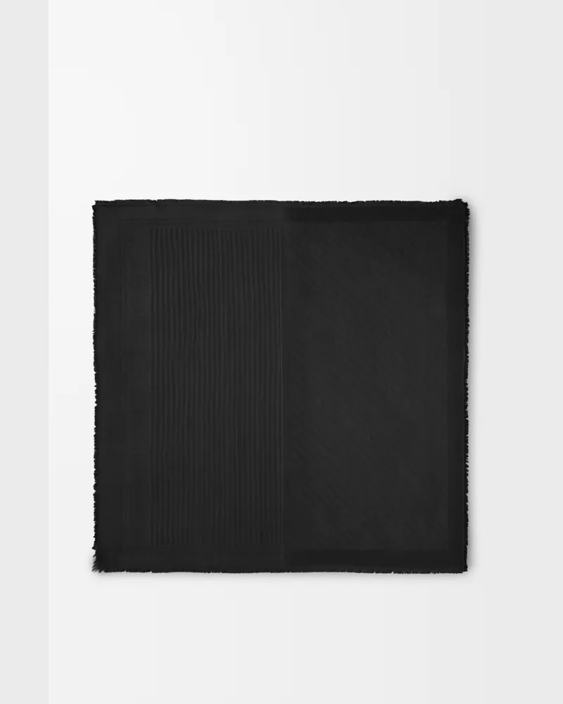 Loewe Scarf In Wool And Silk Mujer Dark