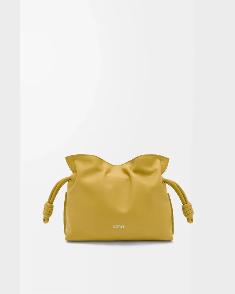 Loewe Mini Flamenco Clutch In Nappa Leather skin Mujer Ginger