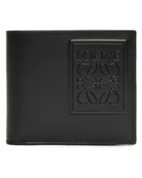 Loewe Luxury Bifold coin wallet in satin calfskin Black