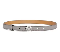 Luxury Anagram belt in soft grained calfskin and brass