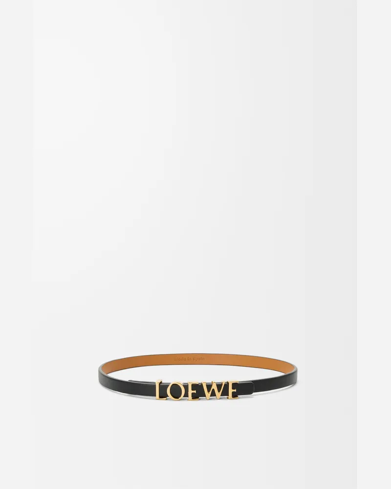 Loewe Double Wrap Loewe Bracelet In Leather skin Size Mujer Black