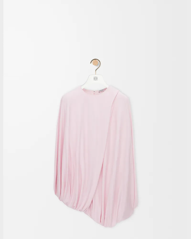 Loewe Draped Top In Viscose Size Mujer Pink