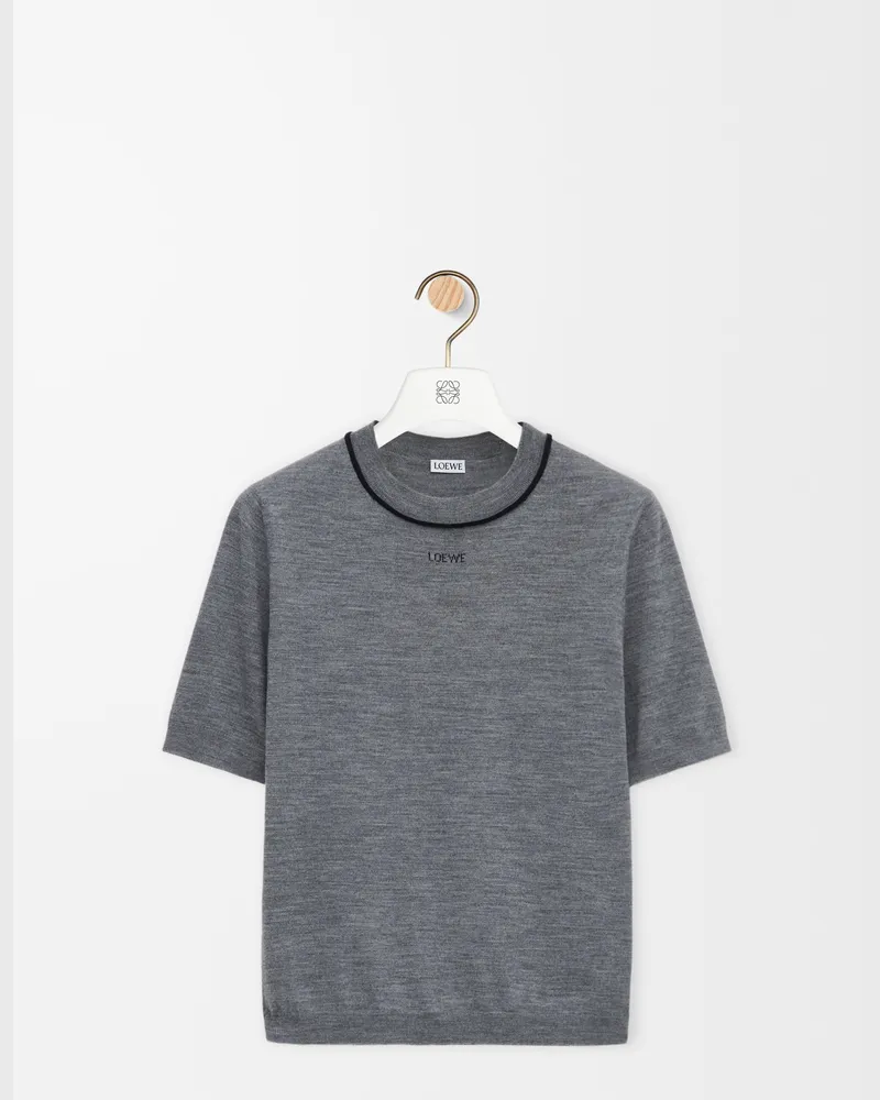 Loewe Sweater In Wool Size Mujer Grey