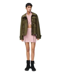 Loewe Luxury Mini skirt in technical knit Pink