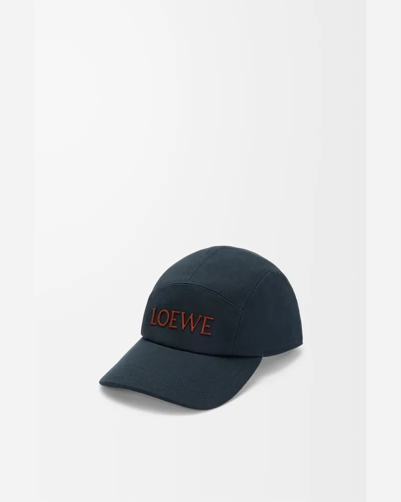Loewe Camp Cap In Cotton Size Hombre Deep