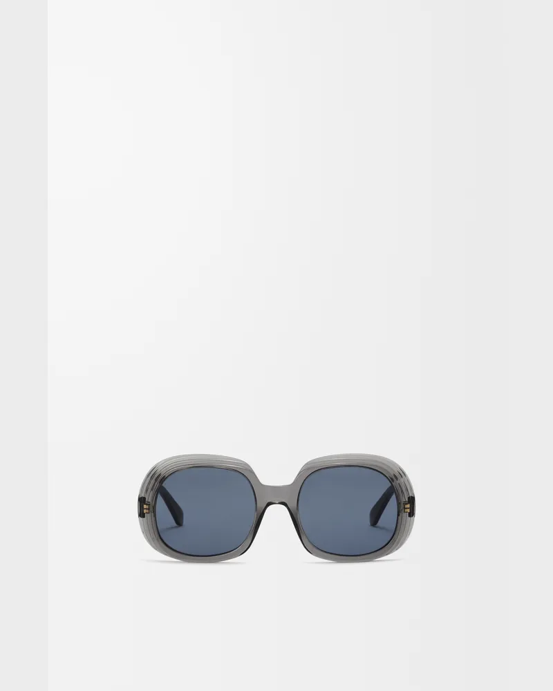 Loewe Mini Anagram Steps Square Sunglasses Mujer Transparent