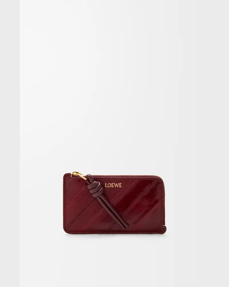 Loewe Knot Coin Cardholder In Eel Mujer Dark