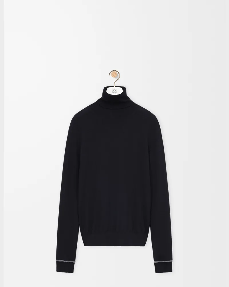 Loewe Sweater In Wool Size Mujer Navy