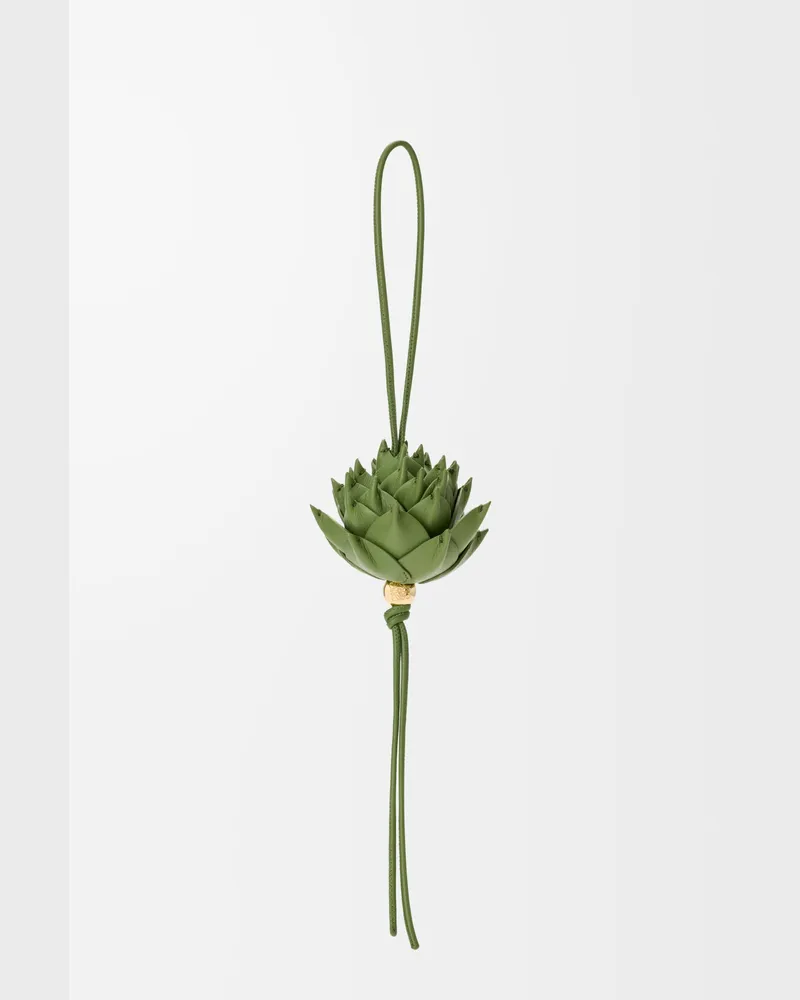 Loewe Artichoke Charm In Leather skin Mujer Green